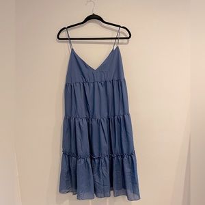 MANGO navy blue sundress, summer dress, beach dress NWT, vacation dress